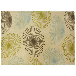 Sanderson Dandelion Rug, Duck Egg/ Olive Duck Egg and olive